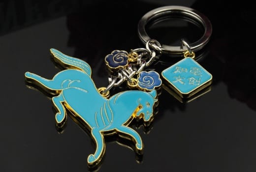 卡通小马金属钥匙扣定制