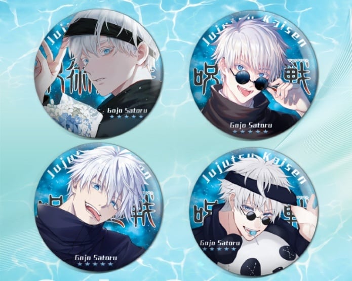 动漫周边双闪马口铁徽章