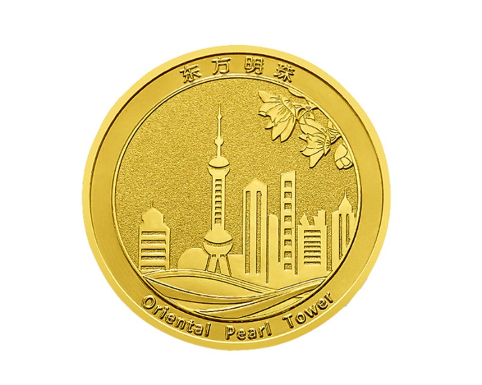 景区纯金纪念币定制
